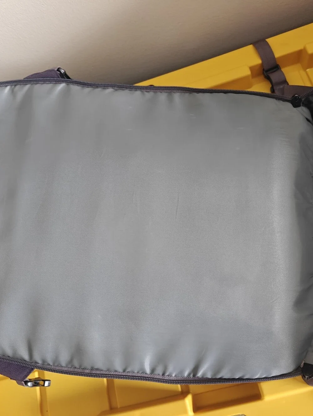 The North Face Surge Backpack EUC Gray Purple Padded